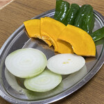 百萬里 - 焼野菜（410円）