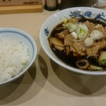 西町大喜 - 中華そば・並＋ライス（1,000円）