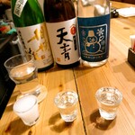 酒呑蕎食〆タグル - 3種吞み比べ