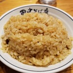 田中そば店 - 肉めし アップ