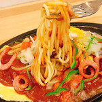 スパゲッ亭チャオ - 太麺です