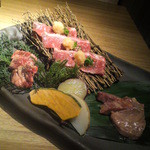 Tajimaya - 特選カルビセット　￥１６８０　お肉と野菜たち　