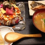 富士寿司 - うわさのばらちらしランチ。