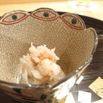 勢麟 - 海老いも、車海老、銀杏、キクラゲの和え物