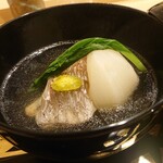 勢麟 - 鯛（舞阪産）とカブのお椀