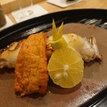 勢麟 - 鯛の塩焼きとバチコ