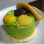 セブンイレブン - 料理写真:栗と抹茶クリームの生どら