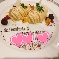 東京會舘 銀座スカイラウンジ - デザートのモンブラン