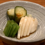 とり喜 - お新香