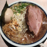 神名備 - 醤油ラーメン＋煮玉子