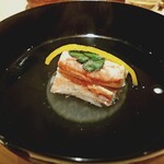 新ばし 星野 - 松葉蟹と大根。美味しい……