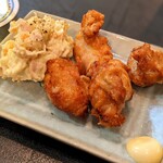 鯱市 - 本日のサラダ＆からあげ（500円セット）