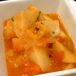 自由が丘ダイニング GARDEN - 前菜のトマトの冷製ラタトゥユ