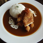 カレーの店 いーとん - えびフライカレー　1200円