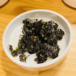 韓国食堂 入ル ゴショミナミ - 自家製韓国海苔の佃煮