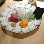 ぎおん 阪川 - 刺身盛り合わせ