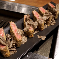 焼肉うしごろ 表参道店 - シャトーブリアンの牛カツ、トリュフのせ