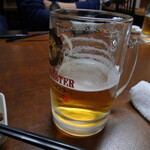 あっちゃんのお台所 - まずはビールで