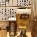 鮎ラーメン+ - 生ビール