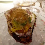 レストラン コバヤシ - 京都府産いわがき　ジンライム風味のゼリー