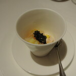 リストランテ カノフィーロ - ハースニップのムース　ホタテとキャビア