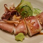 築地寿司清 - 煮ヤリイカ