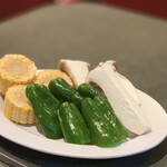 喜連園 - 野菜3種盛り