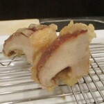 旬彩 天ぷら 心来(しんら） - 椎茸：大きくて、肉厚な椎茸です。　　　　　2020.12.12