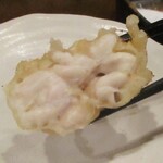 旬彩 天ぷら 心来(しんら） - 白子：クリーミーでミルキー、白子のしっかりとしたお味が楽しめます。　　　　　2020.12.12