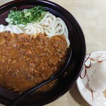 立花うどん - カレーうどん＋おにぎり