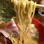 麺屋 Somie's - 濃厚魚介鶏白湯の麺