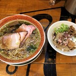 麺屋 Somie's - とある日の醤油ラーメンと和え玉