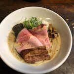 麺屋 Somie's - まぜniboレアチャーシュートッピング