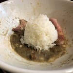 麺屋 Somie's - 〆飯投入