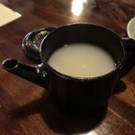 胡蝶庵 仙波 - 蕎麦湯は濃厚タイプ