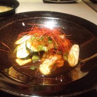 御料理 梅田 - 地鶏唐揚黒酢あんかけ