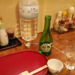 Ichii - 作業を終え、やっと酔うための液体にありつける。。。因みにこちら、飲みたいものは自分で取るシステム！