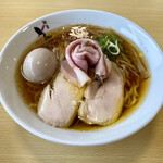 麺屋 しん蔵 - 田舎の醤油 800円 味玉 100円