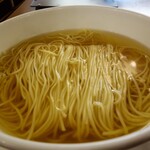 翠蘭 - 細切りチャーシューとネギのつゆそば1300円の素のラーメン、美しく、シンプルながらも奥深い美味しさ、もうこれだけで料理として完成されてると思います。