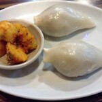 ネパール民族料理店 ネワーダイニング - ヨマリ とジャガイモのタルカリ（おかず）