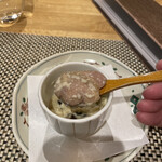 むらんごっつぉ - 八色椎茸と蛤の玉子蒸し