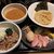 鴨出汁中華蕎麦 麺屋yoshiki - 料理写真:鶏白湯つけ麺と炙り鴨肉と鴨挽肉丼