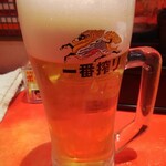 武蔵野アブラ学会 - 生ビール