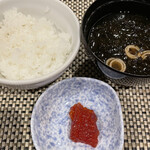 むらんごっつぉ - ご飯　味噌汁　すじこ