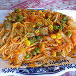 ラマ - 料理写真:ナポリタン