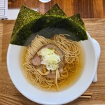 中華そば 鶴亀 - 煮干し極みの塩(850円)です。