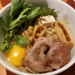 麺屋 六感堂 - SUKIYAKI RAMEN＋肉増し