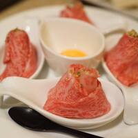 焼肉 銀座コバウ 特別室 - 菊池牧場 月齢32ヶ月 リブしん