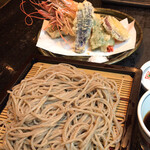 青山 川上庵 - 青山 川上庵(天せいろ(上))