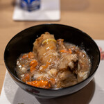 うを徳 - 2020.12 大阪吹田海老芋と慈姑とシャリおこげ香住セイコガニ餡掛け